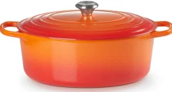 Le Creuset Braadpan Signature Ovaal Oranjerood 35 cm Sale