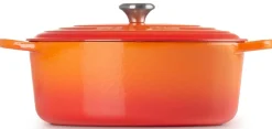 Le Creuset Braadpan Signature Ovaal Oranjerood 35 cm Sale