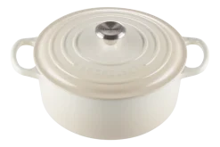 Le Creuset Braadpan Signature Rond Meringue 20 cm Outlet