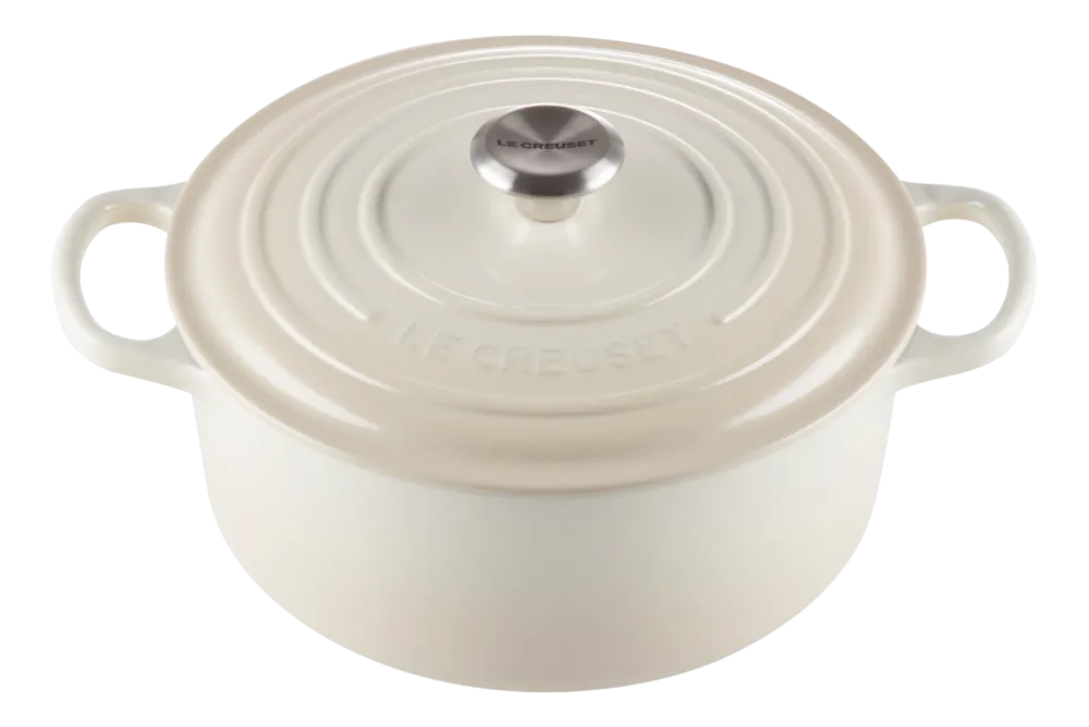 Le Creuset Braadpan Signature Rond Meringue 20 cm Outlet
