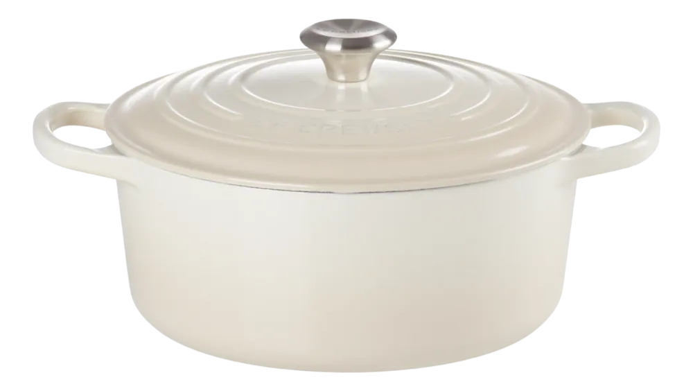 Le Creuset Braadpan Signature Rond Meringue 26 cm Outlet