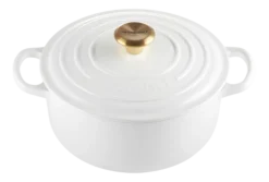 Le Creuset Braadpan Signature Rond White 20 cm Outlet