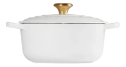 Le Creuset Braadpan Signature Rond White 20 cm Outlet