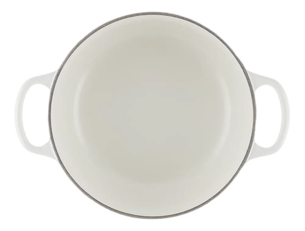 Le Creuset Braadpan Signature Rond White 20 cm Outlet