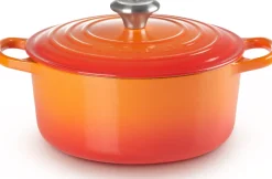 Le Creuset Braadpan Signature Rond Oranjerood 24 cm Discount