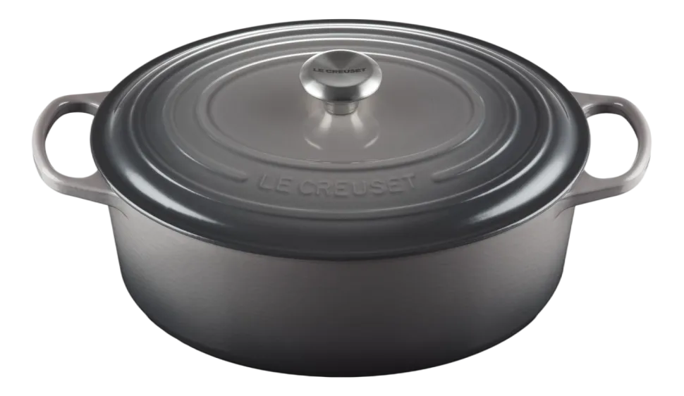 Braadpan Le Creuset Signature Ovaal Flint 34 cm