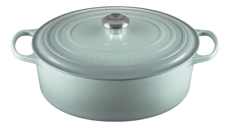 Braadpan Le Creuset Signature Ovaal Sea Salt 34 cm