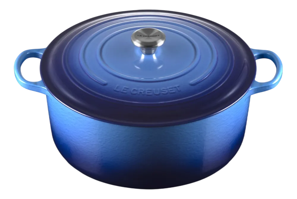 Le Creuset Braadpan Signature Rond Azure 34 cm Hot