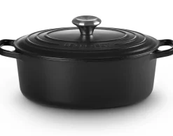 Braadpan Le Creuset Signature Ovaal Mat Zwart 27 cm