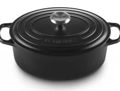 Braadpan Le Creuset Signature Ovaal Mat Zwart 27 cm