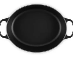 Braadpan Le Creuset Signature Ovaal Mat Zwart 27 cm