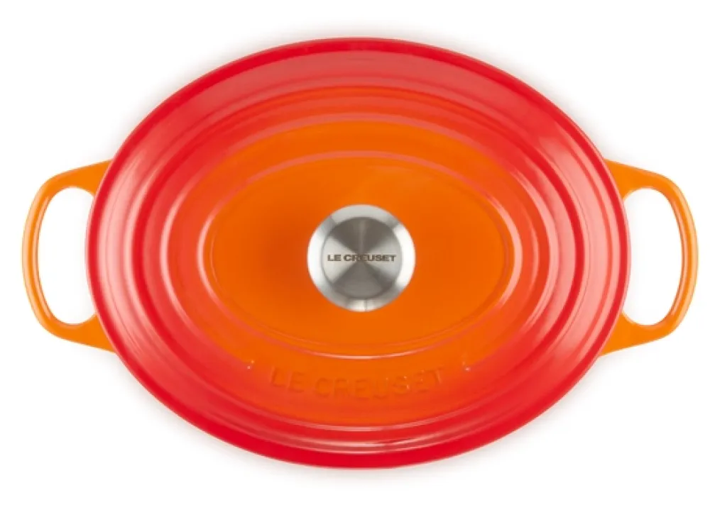 Le Creuset Braadpan Signature Ovaal Oranjerood 31 cm
