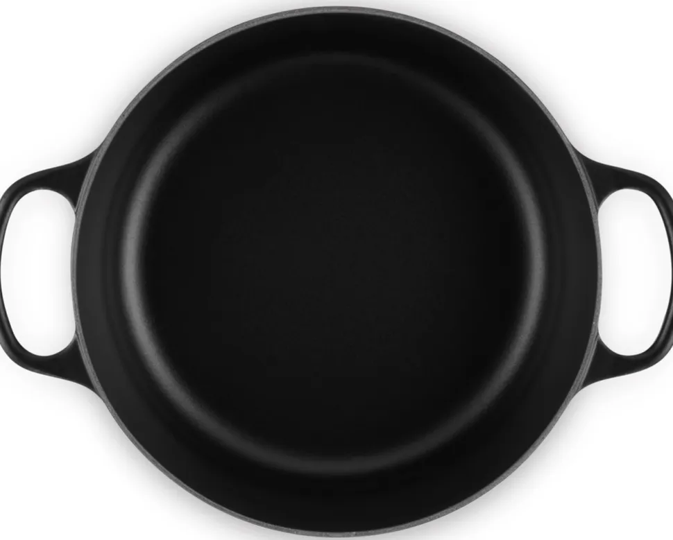 Le Creuset Braadpan Signature Rond Azure 22 cm Outlet
