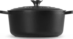 Le Creuset Braadpan Signature Rond Azure 22 cm Outlet