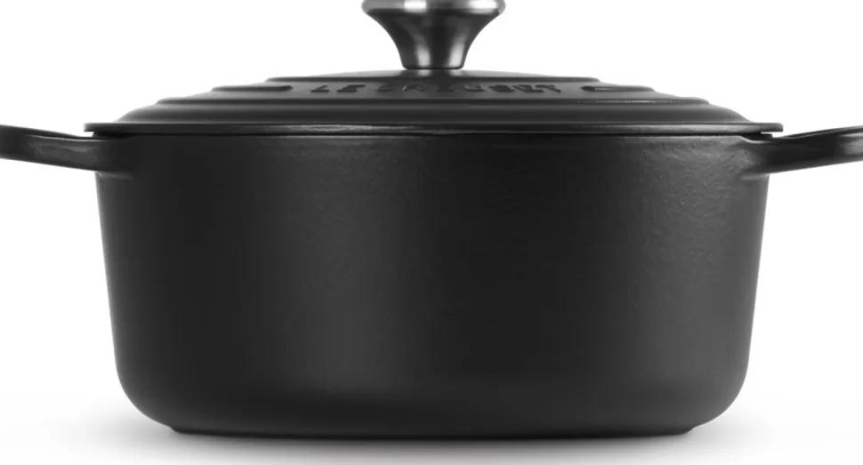 Le Creuset Braadpan Signature Rond Azure 22 cm Outlet