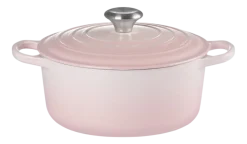 Braadpan Le Creuset Signature Rond Shell Pink 24 cm