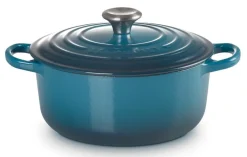 Le Creuset Braadpan Signature Rond Deep Teal 20 cm Best
