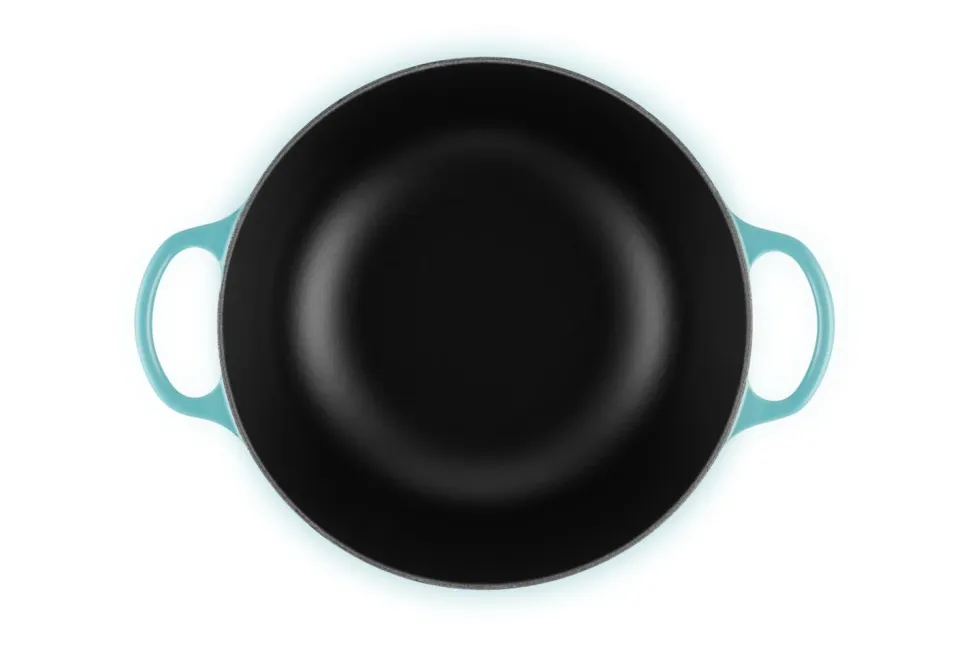 Braadpan Le Creuset Signature Rond Caribbean Blue 26 cm