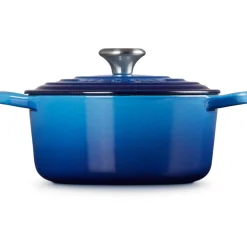 Le Creuset Braadpan Signature Rond Azure 18 cm New