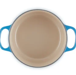 Le Creuset Braadpan Signature Rond Azure 18 cm New