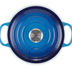 Le Creuset Braadpan Signature Rond Azure 18 cm New