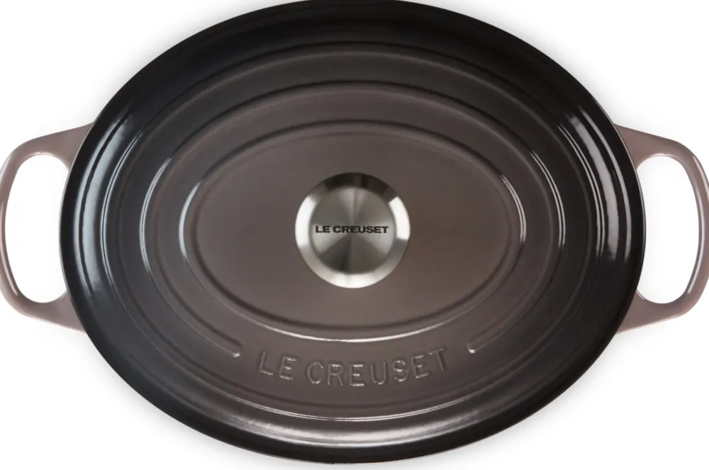 Le Creuset Braadpan Signature Ovaal Flint 31 cm Outlet
