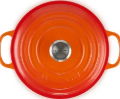 Braadpan Le Creuset Signature Rond Oranjerood 20 cm
