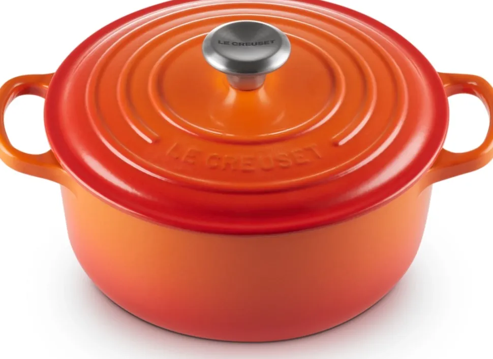 Braadpan Le Creuset Signature Rond Oranjerood 20 cm