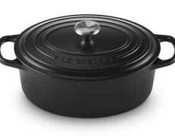 Le Creuset Braadpan Signature Ovaal Mat Zwart 29 cm