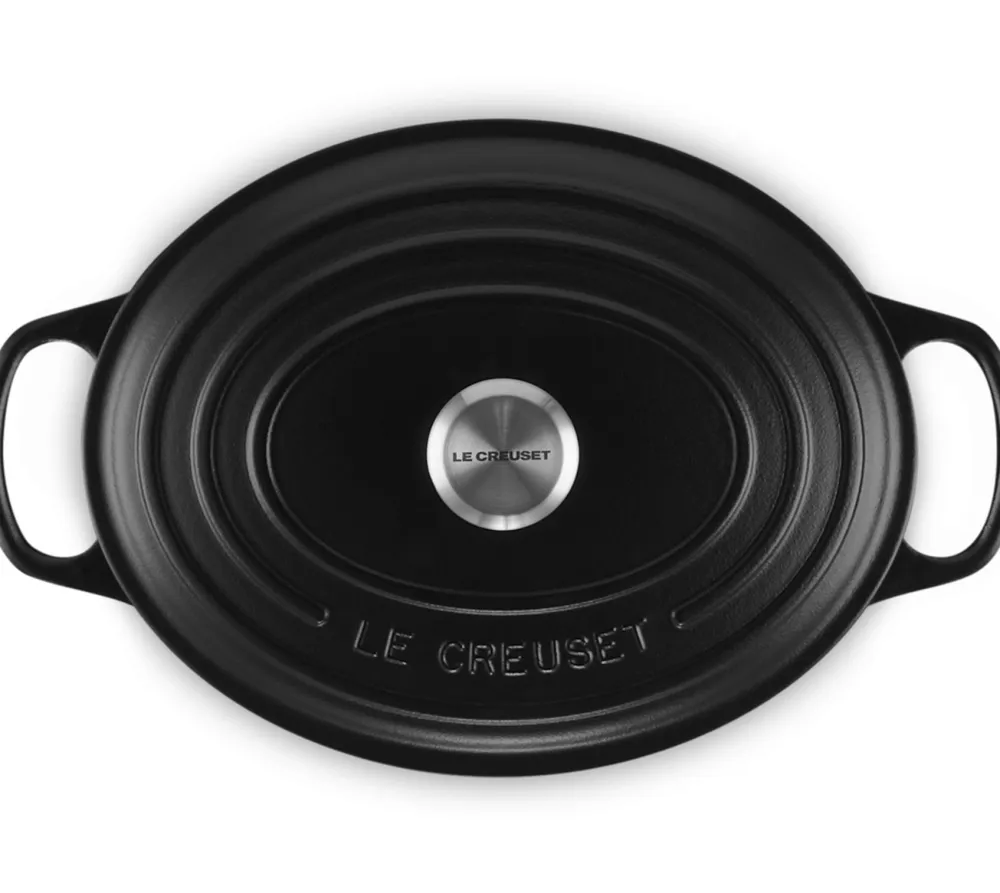 Le Creuset Braadpan Signature Ovaal Mat Zwart 29 cm