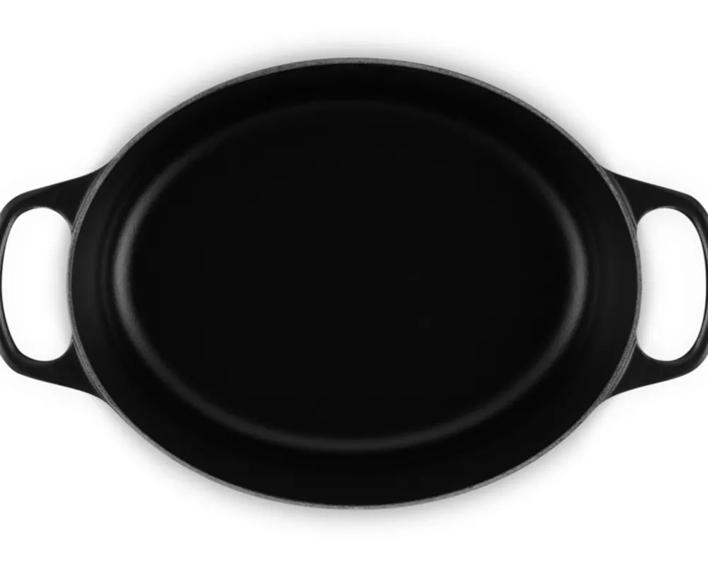 Le Creuset Braadpan Signature Ovaal Mat Zwart 29 cm