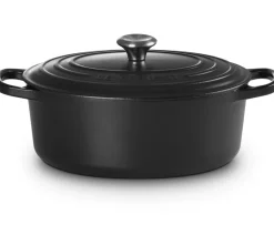 Le Creuset Braadpan Signature Ovaal Mat Zwart 29 cm
