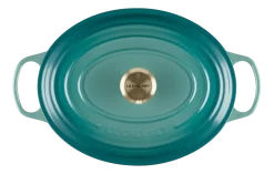 Le Creuset Braadpan Signature Bleu Riviera Hot
