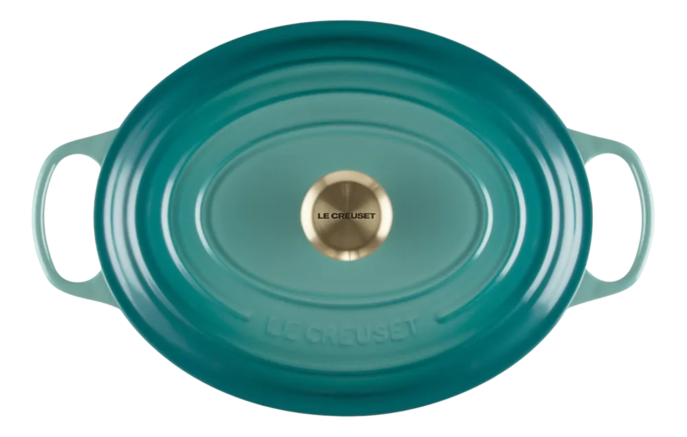 Le Creuset Braadpan Signature Bleu Riviera Hot