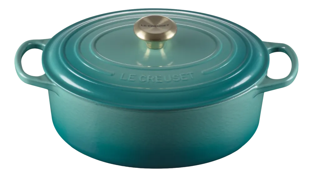 Le Creuset Braadpan Signature Bleu Riviera Online