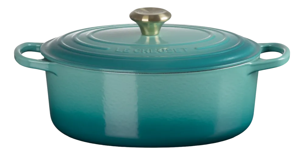Le Creuset Braadpan Signature Bleu Riviera Online