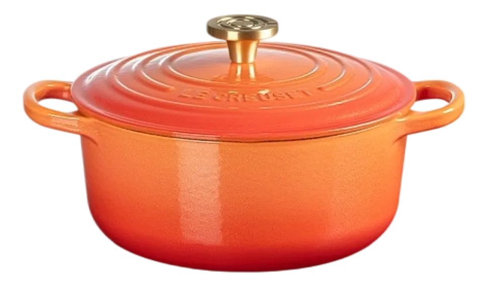 Braadpan Le Creuset Signature Rond Flamme Dorée 20 cm