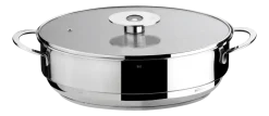 Braadpan Mepra Naturalmente Zilver 48 cm