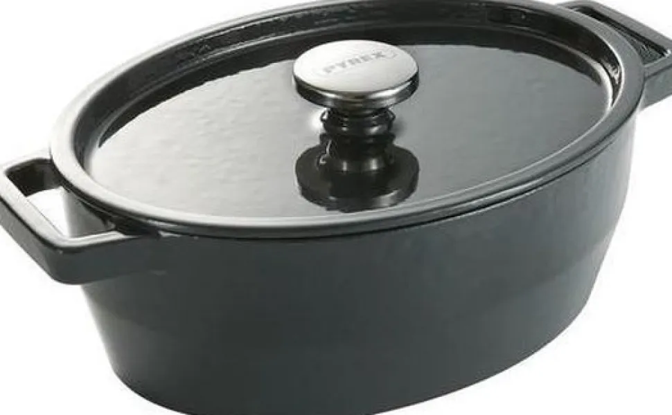Braadpan Pyrex Slowcook Ovaal Grijs 5,8 L
