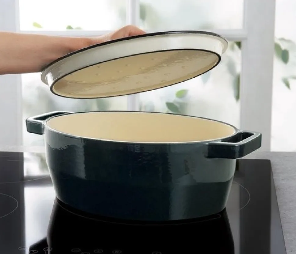 Braadpan Pyrex Slowcook Ovaal Grijs 5,8 L