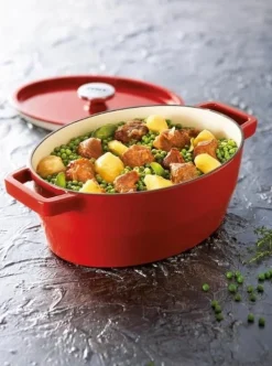 Braadpan Pyrex Slowcook Ovaal Rood 5,8 L