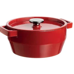 Braadpan Pyrex Slowcook Rond Rood 2,2 L