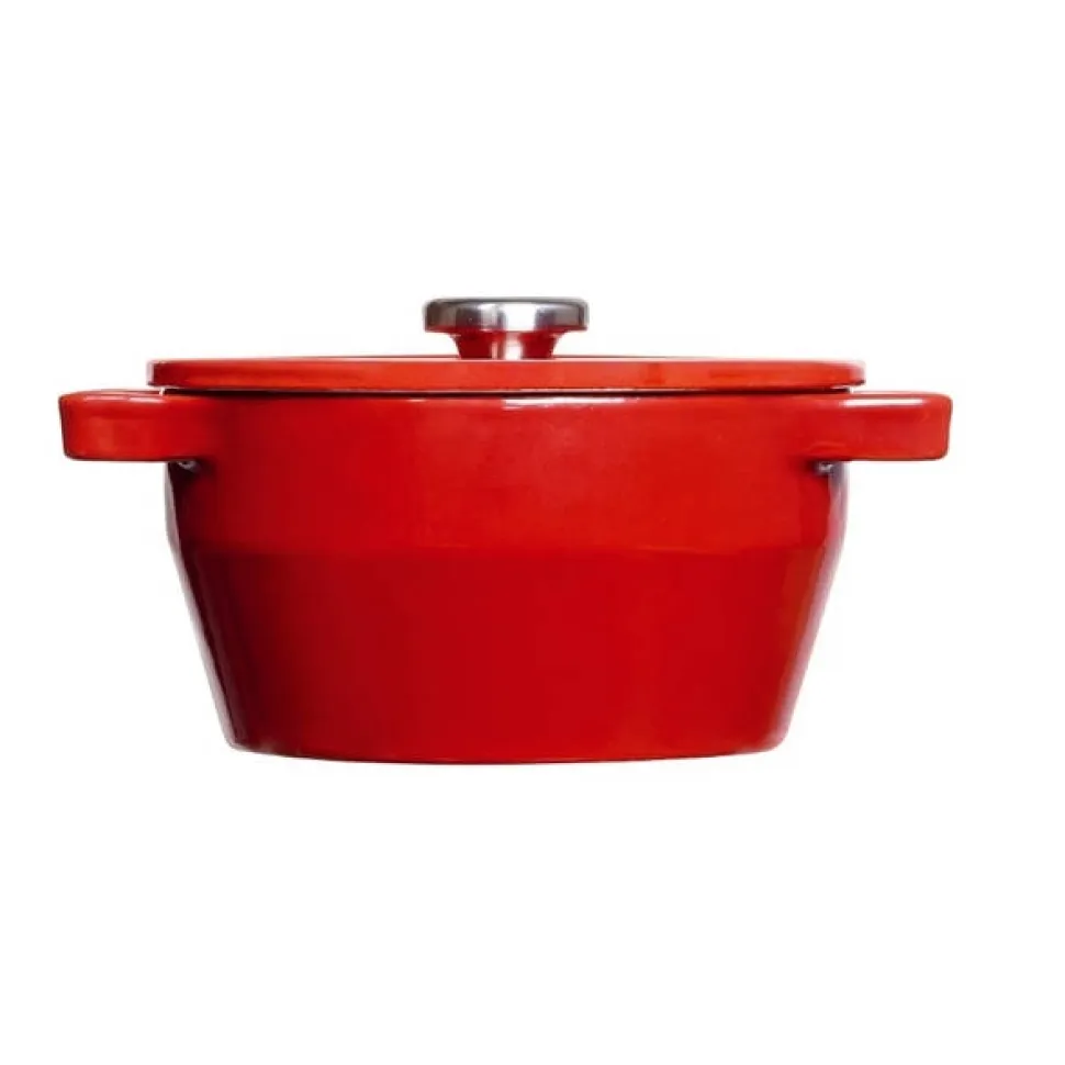 Braadpan Pyrex Slowcook Rond Rood 2,2 L