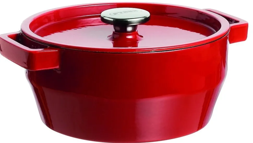 Braadpan Pyrex Slowcook Rond Rood 6,3 L