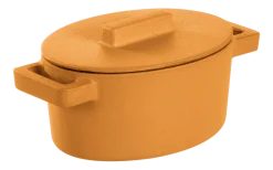 Sambonet Braadpan Terra.Cotto Cast Iron Oval Vanilla 13 x 10 cm Outlet