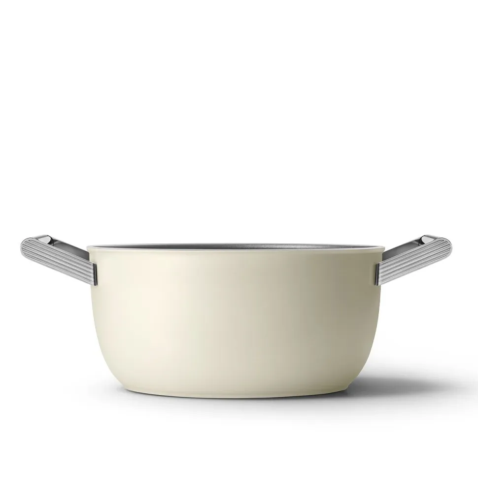 Braadpan Smeg 50's Style Crème 24 cm