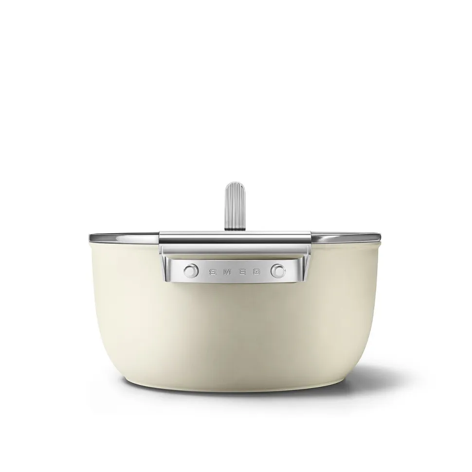 Braadpan Smeg 50's Style Crème 24 cm