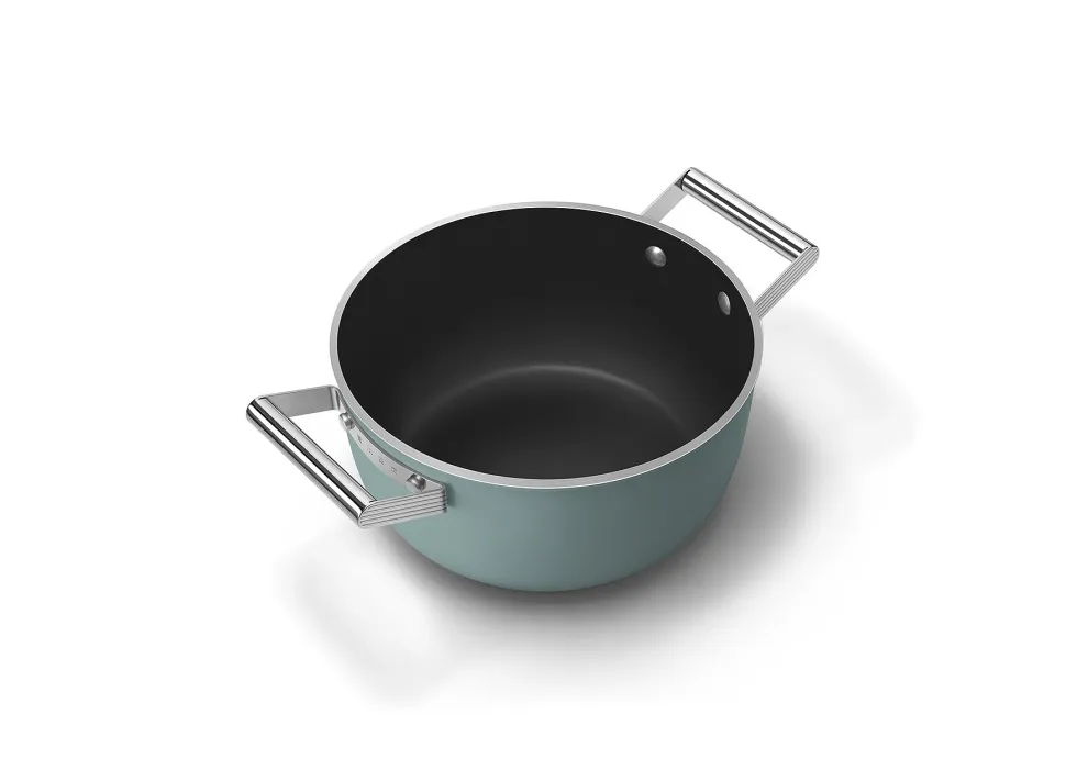 Braadpan Smeg 50's Style Emerald Green 24 cm