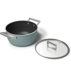 Braadpan Smeg 50's Style Emerald Green 24 cm