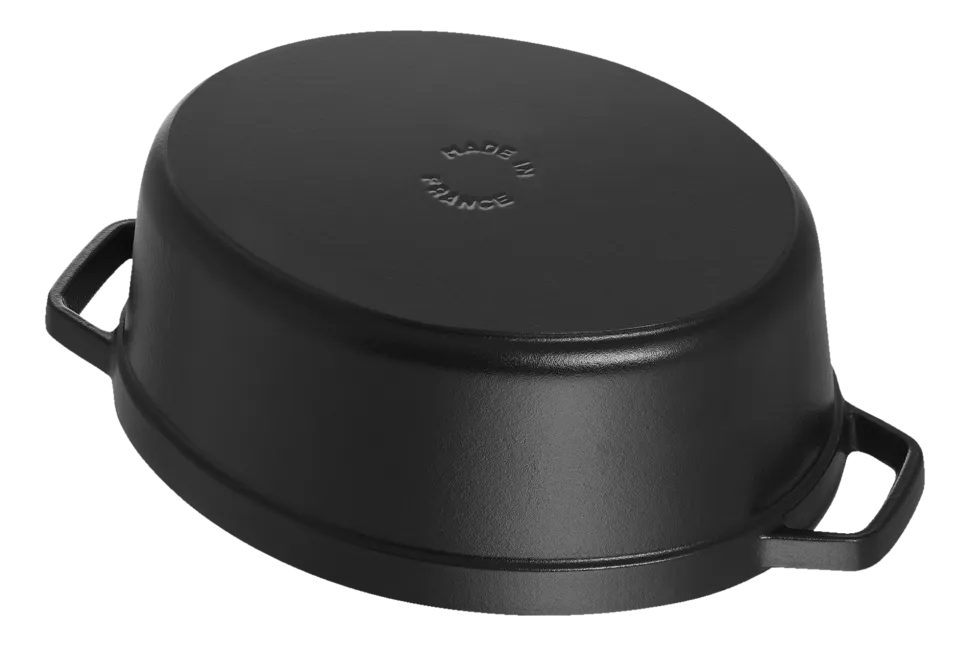Braadpan Staub Cocotte Ovaal Zwart 33 cm